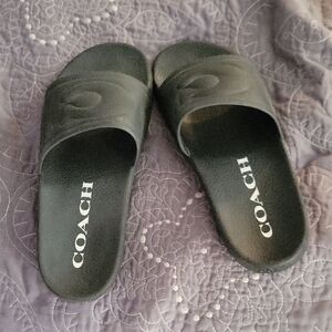 Coach Black Women's Slide Slippers